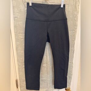 lululemon athletica Black High-Rise Cropped Leggings